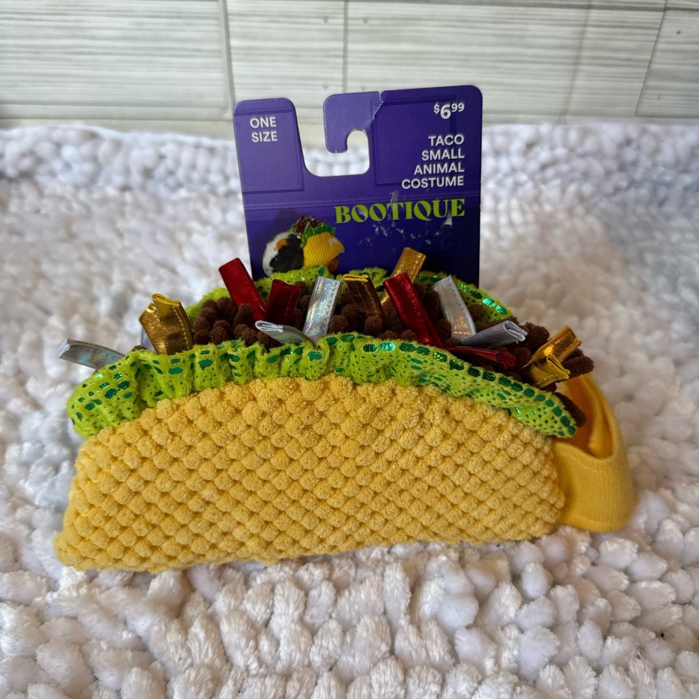 Bootique Yellow and Green Pet Taco Costume